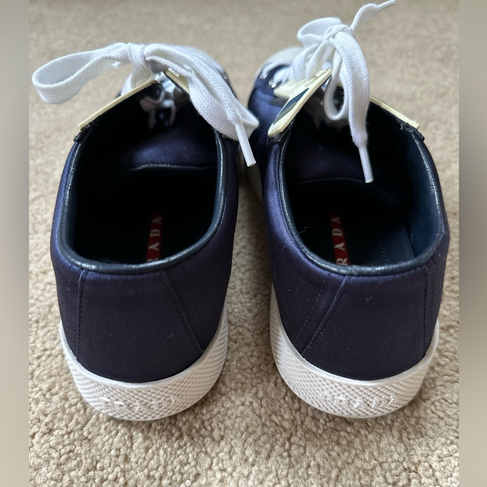 PRADA Sport Calzature Donna Blue
Satin Women's Sneakers Size 38.5 - Picture 6 of 7